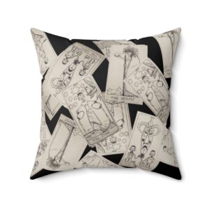 Special Edition Tarot Cards - Spun Polyester Square Pillow