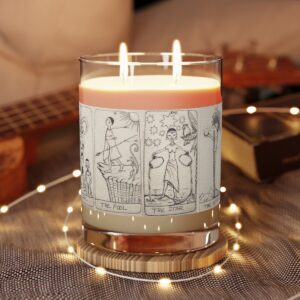 Special Edition Original Art Tarot Card Scented Candle - Full Glass, 11oz