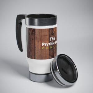 The Psychic Shack Stainless Steel Travel Mug with Handle, 14oz